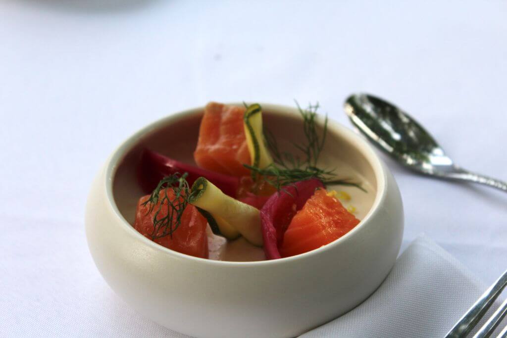 pana cotta au raifort et saumon
