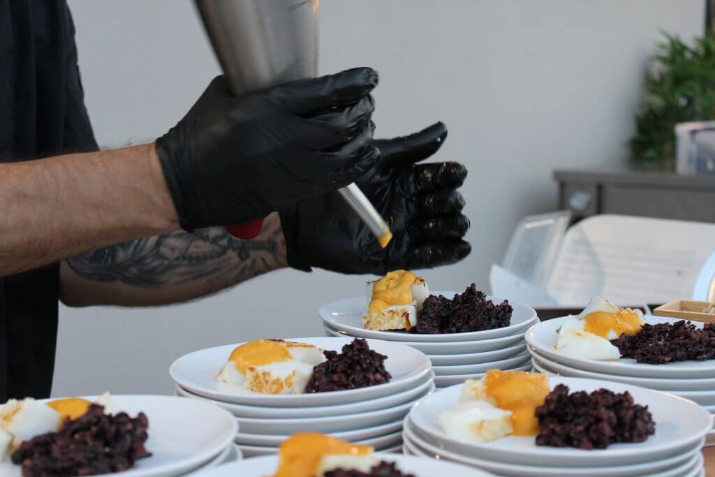 show cooking pour repas inauguration